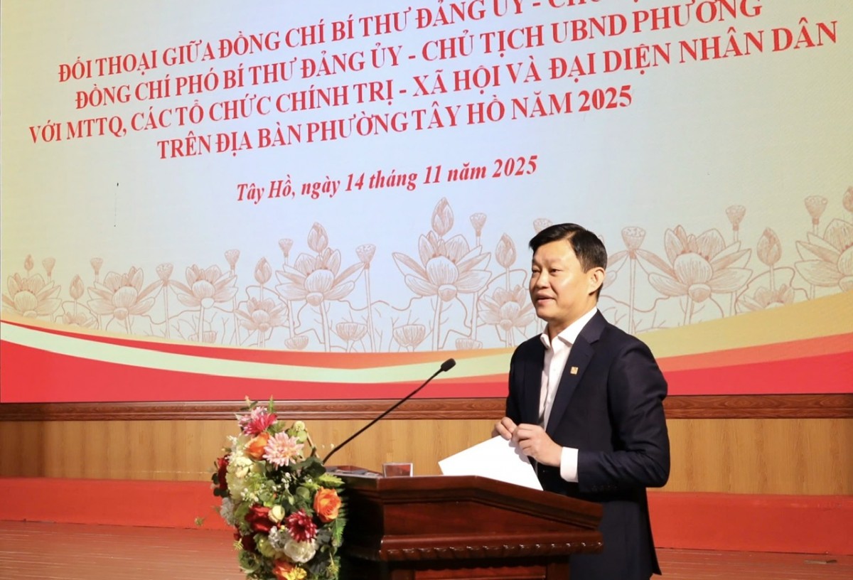 Phường Tây Hồ đối thoại cởi mở, lắng nghe và tiếp thu ý kiến Nhân dân