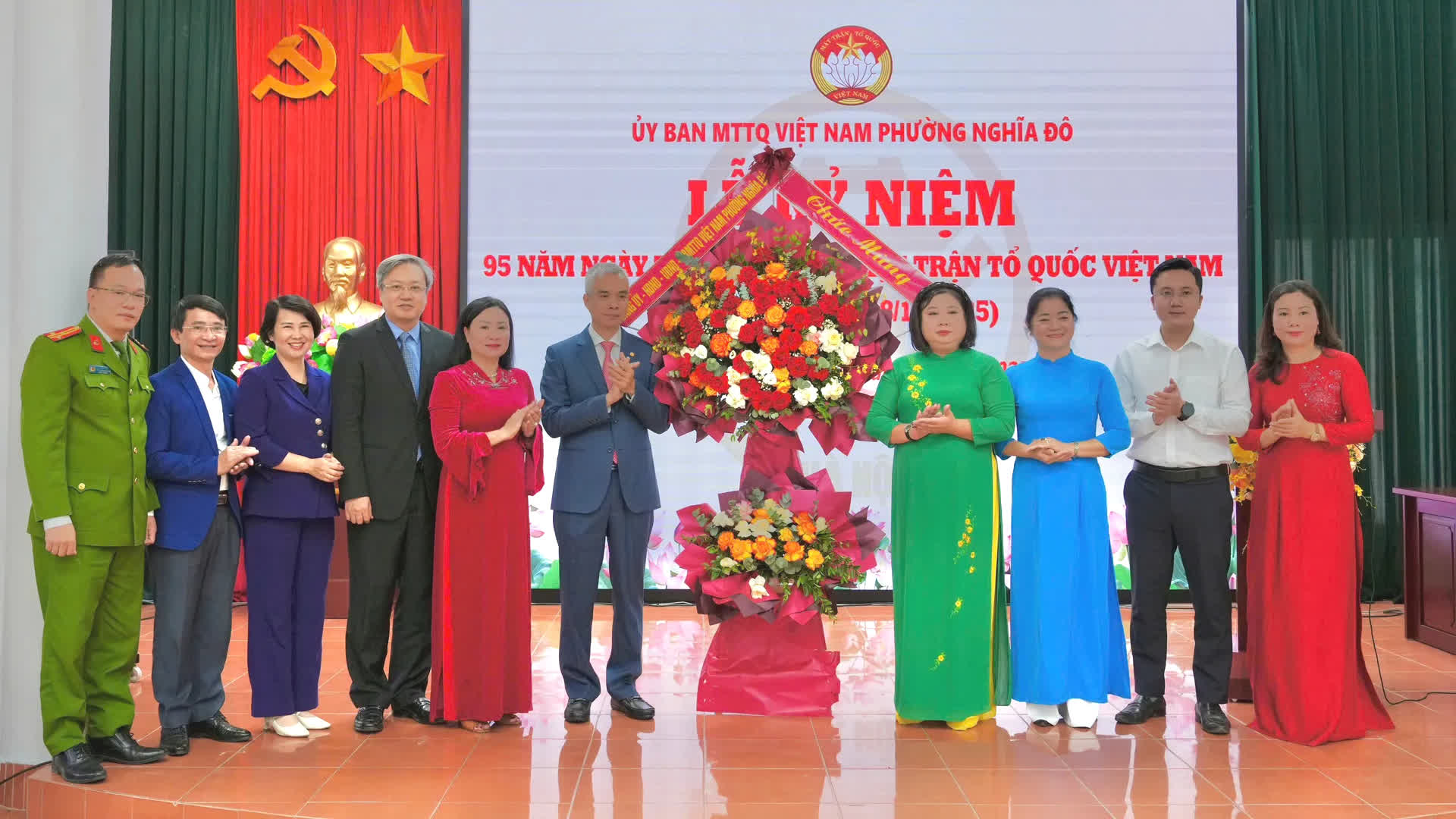 Phường Nghĩa Đô kỷ niệm 95 năm Ngày Truyền thống Mặt trận Việt Nam