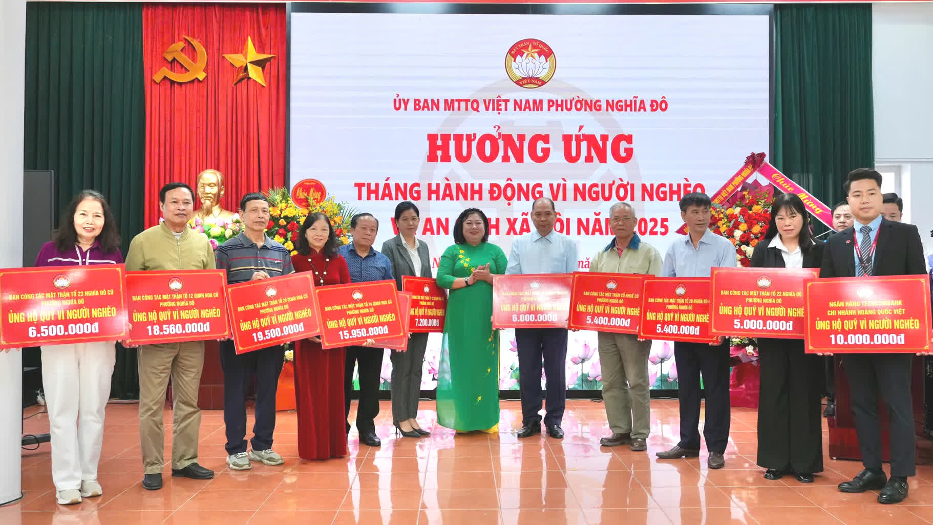 Phường Nghĩa Đô kỷ niệm 95 năm Ngày Truyền thống Mặt trận Việt Nam