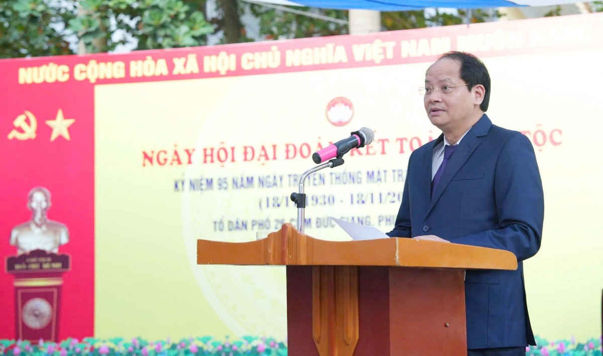 Tưng bừng Ngày hội Đại đoàn kết toàn dân tộc tại Tổ dân phố 26 phường Việt Hưng