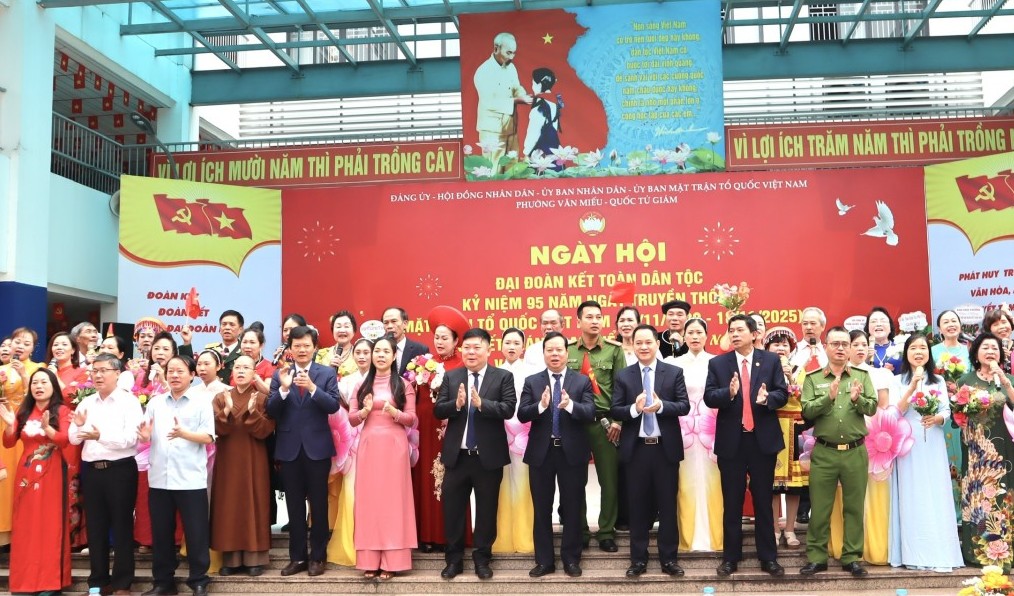 Ngày hội Đại đoàn kết toàn dân tộc phường Văn Miếu - Quốc Tử Giám: Lan tỏa tinh thần gắn kết, xây dựng cộng đồng văn minh