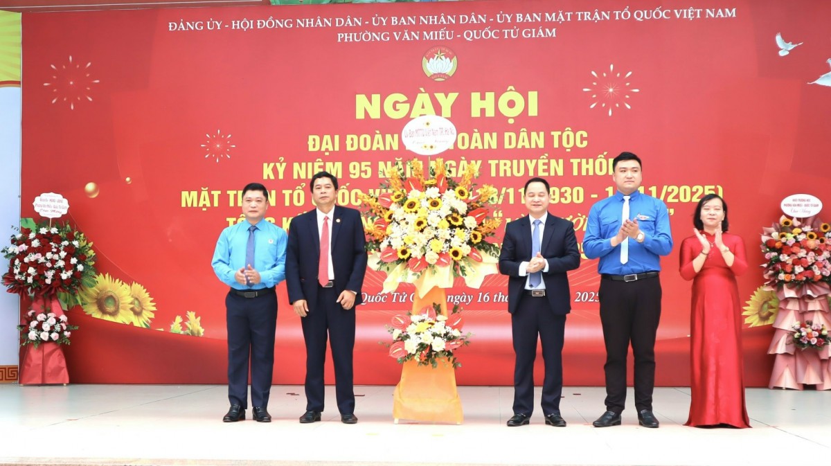 Ngày hội Đại đoàn kết toàn dân tộc phường Văn Miếu - Quốc Tử Giám: Lan tỏa tinh thần gắn kết, xây dựng cộng đồng văn minh