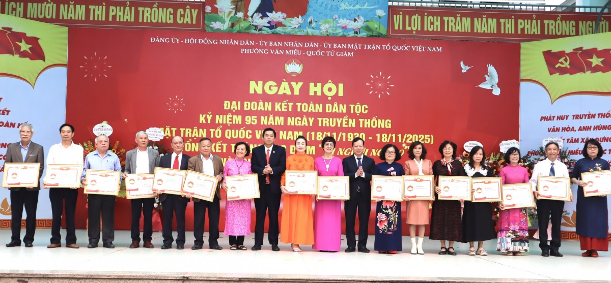 Ngày hội Đại đoàn kết toàn dân tộc phường Văn Miếu - Quốc Tử Giám: Lan tỏa tinh thần gắn kết, xây dựng cộng đồng văn minh