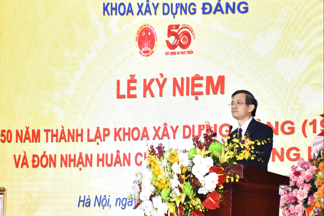 Khoa Xây dựng Đảng (Học viện Báo chí và Tuyên truyền): 50 năm vững bước phát triển Khoa Xây dựng Đảng (Học viện Báo chí và Tuyên truyền): 50 năm vững bước phát triển