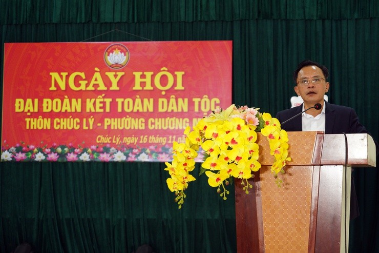 Tưng bừng Ngày hội đại đoàn kết toàn dân tộc tại Thôn Chúc Lý