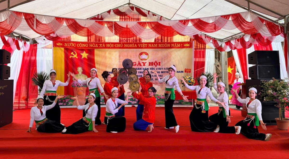 Sắc màu dân tộc bừng sáng trong Ngày hội Đai đoàn kết toàn dân tộc thôn Đồng Ké năm 2025. Sắc màu dân tộc bừng sáng trong Ngày hội Đai đoàn kết toàn dân tộc thôn Đồng Ké năm 2025.