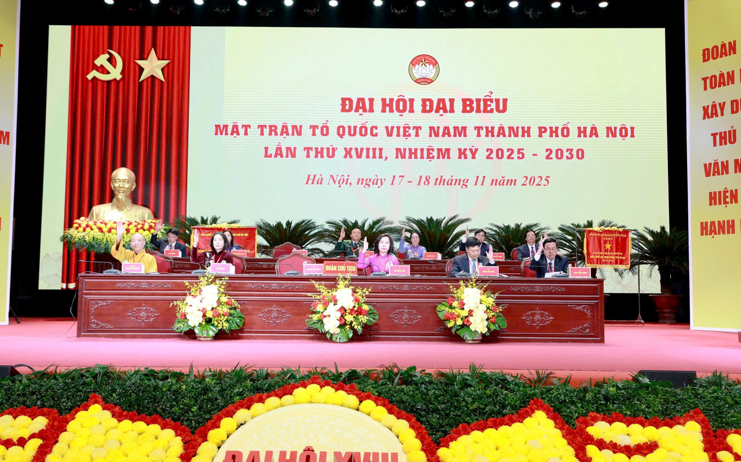 TRỰC TUYẾN: Khai mạc Đại hội đại biểu MTTQ Việt Nam thành phố Hà Nội lần thứ XVIII, nhiệm kỳ 2025 - 2030 TRỰC TUYẾN: Khai mạc Đại hội đại biểu MTTQ Việt Nam thành phố Hà Nội lần thứ XVIII, nhiệm kỳ 2025 - 2030