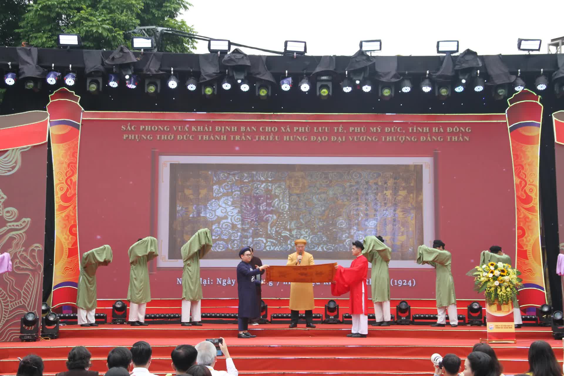 Đền Đức Trần Triều: Điểm nhấn văn hóa, tín ngưỡng tại xã Mỹ Đức Đền Đức Trần Triều: Điểm nhấn văn hóa, tín ngưỡng tại xã Mỹ Đức