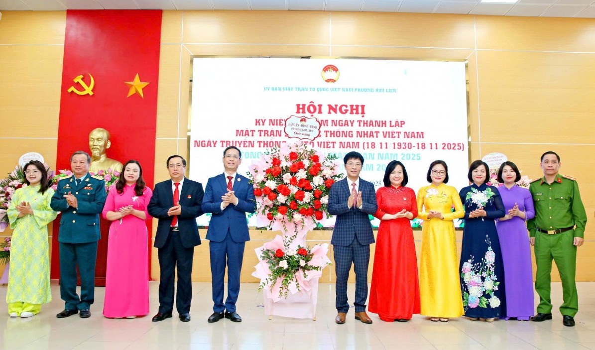 Phường Kim Liên phát huy sức mạnh đại đoàn kết, lan tỏa mạnh mẽ phong trào thi đua