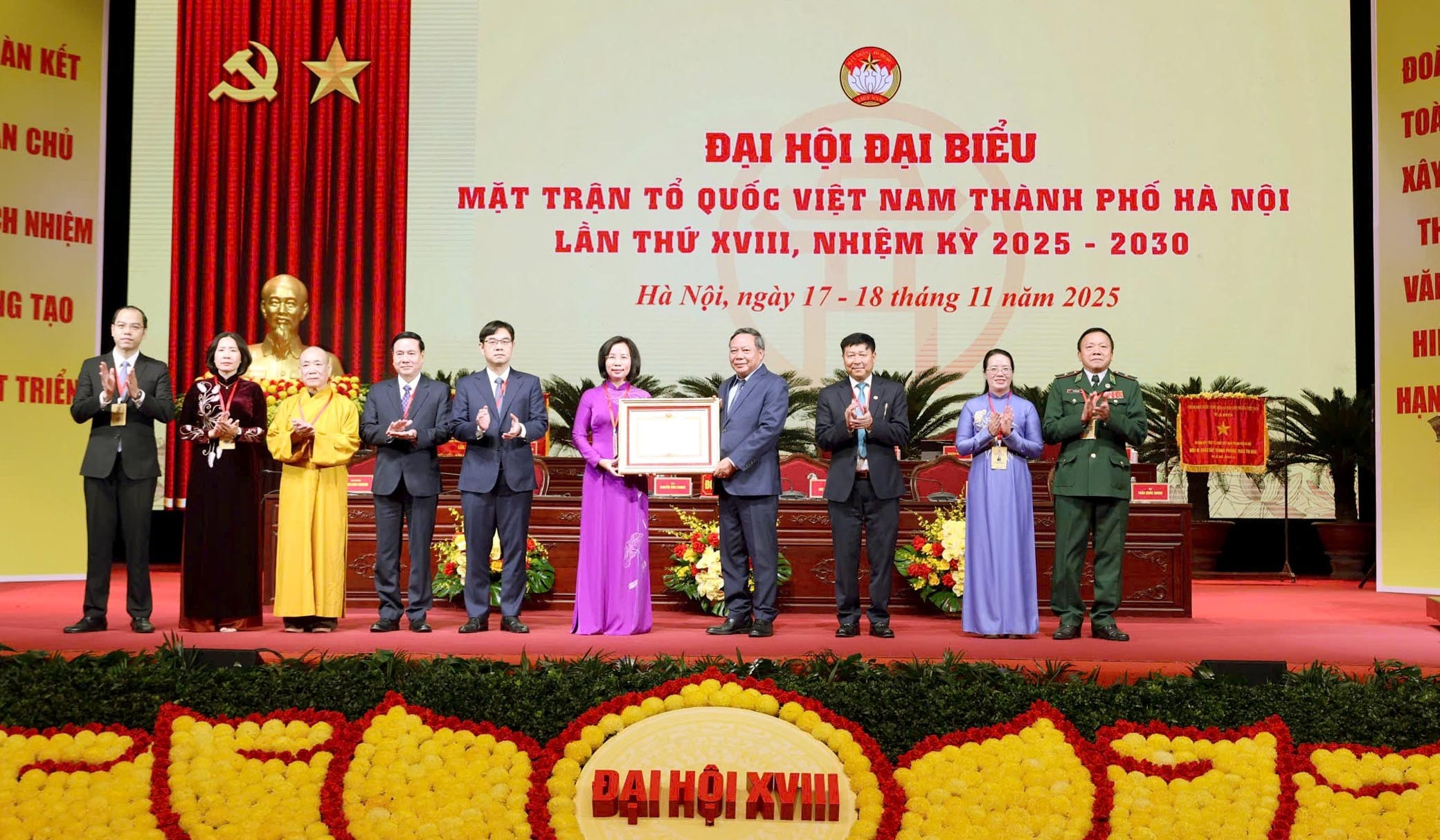 TRỰC TUYẾN: Ngày làm việc đầu tiên Đại hội đại biểu MTTQ Việt Nam thành phố Hà Nội lần thứ XVIII, nhiệm kỳ 2025 - 2030