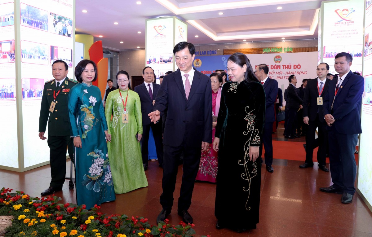 Khai mạc Triển lãm ảnh, không gian “Đoàn kết, sáng tạo” và ra mắt ứng dụng Mặt trận số Thủ đô