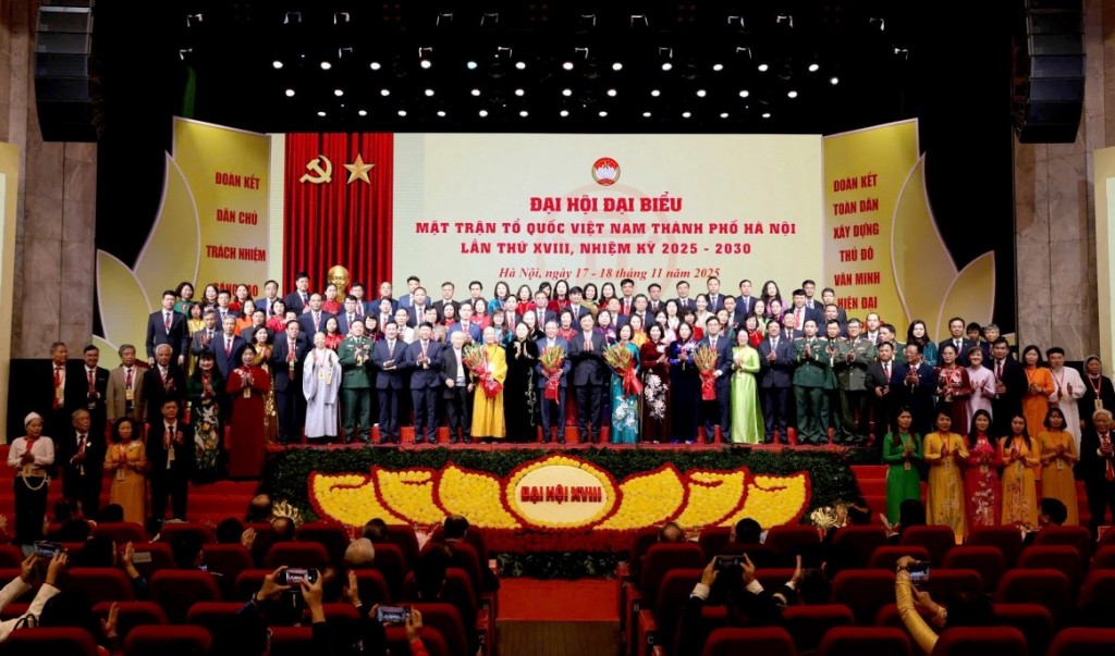 Danh sách 126 vị tham gia Ủy ban MTTQ Việt Nam thành phố Hà Nội khóa XVIII, nhiệm kỳ 2025 - 2030