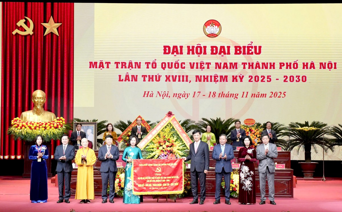 Đại hội XVIII MTTQ Việt Nam thành phố Hà Nội: Khát vọng đổi mới, phát huy sức mạnh đại đoàn kết toàn dân tộc Đại hội XVIII MTTQ Việt Nam thành phố Hà Nội: Khát vọng đổi mới, phát huy sức mạnh đại đoàn kết toàn dân tộc