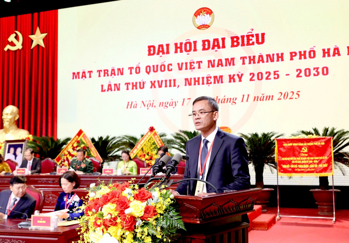 TRỰC TUYẾN: Khai mạc trọng thể Đại hội MTTQ Việt Nam thành phố Hà Nội lần thứ XVIII, nhiệm kỳ 2025 - 2030 TRỰC TUYẾN: Khai mạc trọng thể Đại hội MTTQ Việt Nam thành phố Hà Nội lần thứ XVIII, nhiệm kỳ 2025 - 2030