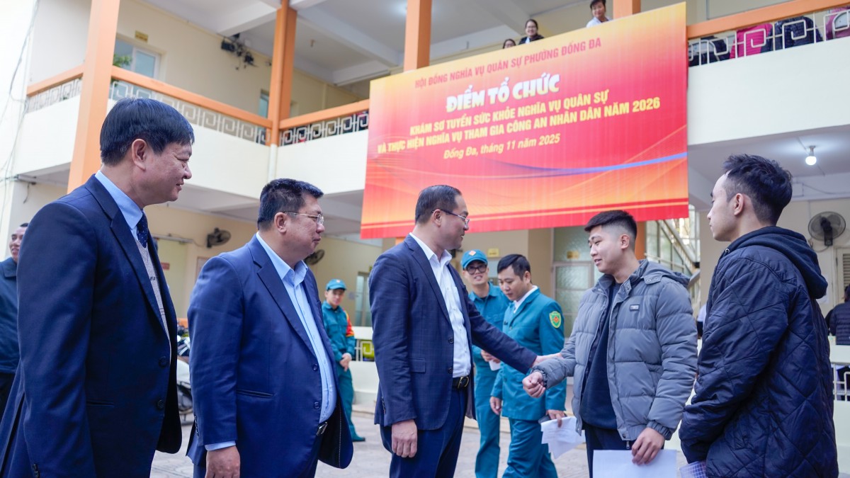 Đồng hành cùng thanh niên, hoàn thành tốt công tác khám tuyển nghĩa vụ quân sự