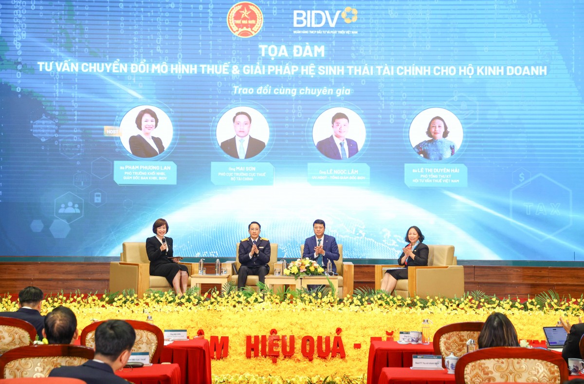 BIDV cùng ngành Thuế đồng hành hỗ trợ hộ kinh doanh chuyển đổi, bứt phá BIDV cùng ngành Thuế đồng hành hỗ trợ hộ kinh doanh chuyển đổi, bứt phá