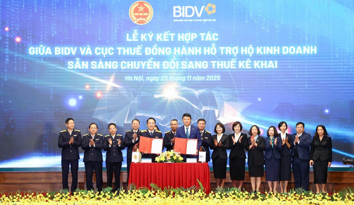 BIDV cùng ngành Thuế đồng hành hỗ trợ hộ kinh doanh chuyển đổi, bứt phá