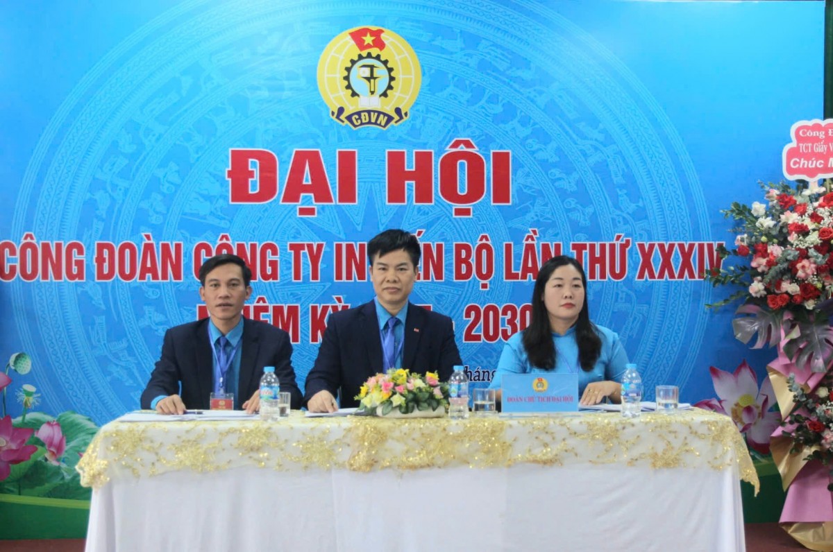 Đại hội Công đoàn Công ty In Tiến Bộ lần thứ XXXIV, nhiệm kỳ 2025 - 2023