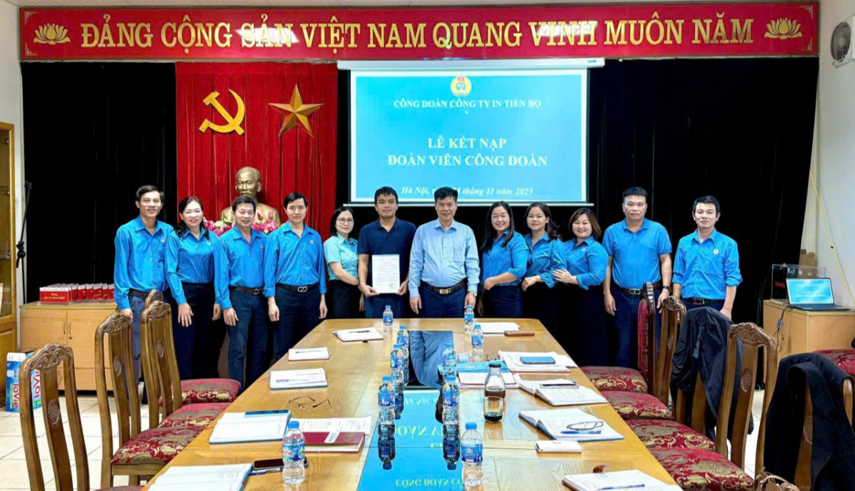 Công đoàn Công ty In Tiến Bộ: Chú trọng xây dựng tổ chức Công đoàn vững mạnh