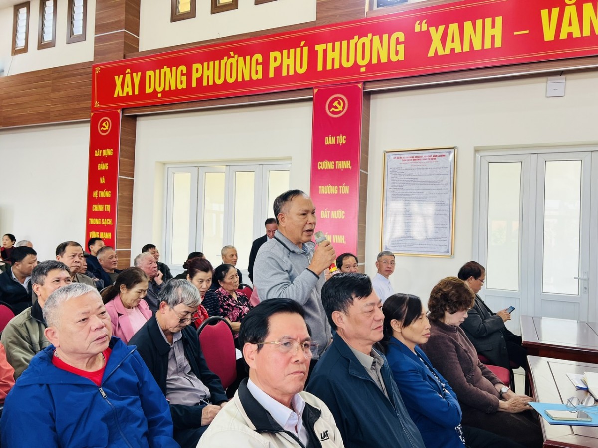 Nhiều “điểm nghẽn” về hành chính, môi trường được tháo gỡ tại đối thoại ở phường Phú Thượng Nhiều “điểm nghẽn” về hành chính, môi trường được tháo gỡ tại đối thoại ở phường Phú Thượng