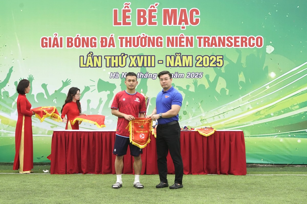 Giải bóng đá thường niên Transerco khép lại với nhiều dư âm đẹp