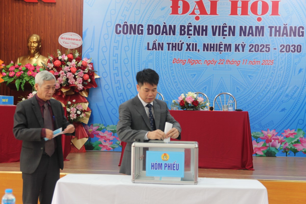 Đại hội Công đoàn Bệnh viện Nam Thăng Long lần thứ XII, nhiệm kỳ 2025 - 2030
