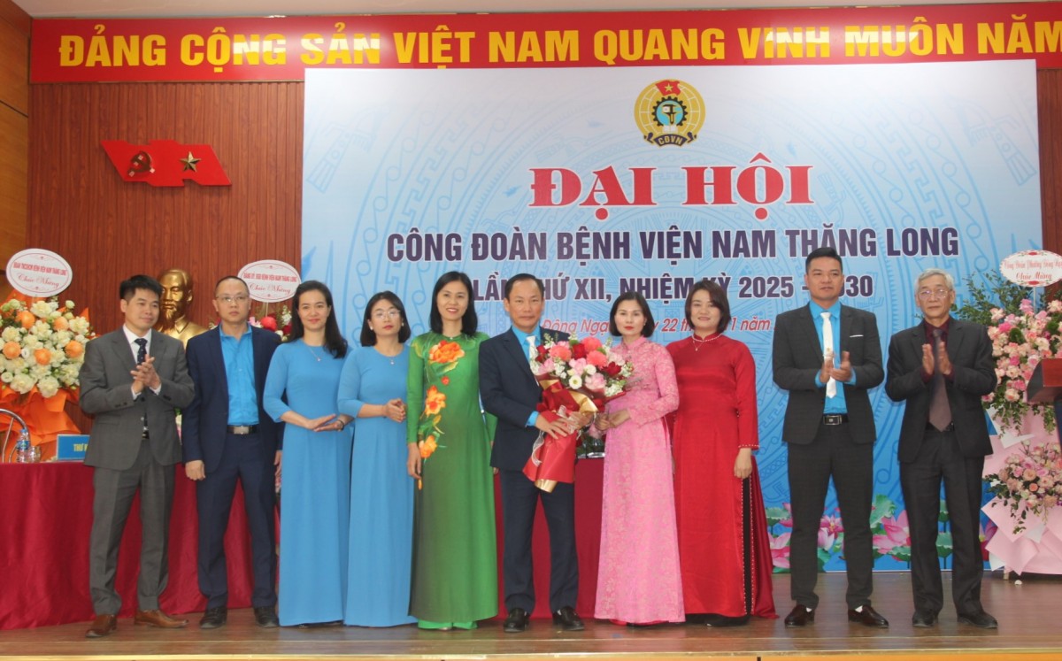 Đại hội Công đoàn Bệnh viện Nam Thăng Long lần thứ XII, nhiệm kỳ 2025 - 2030