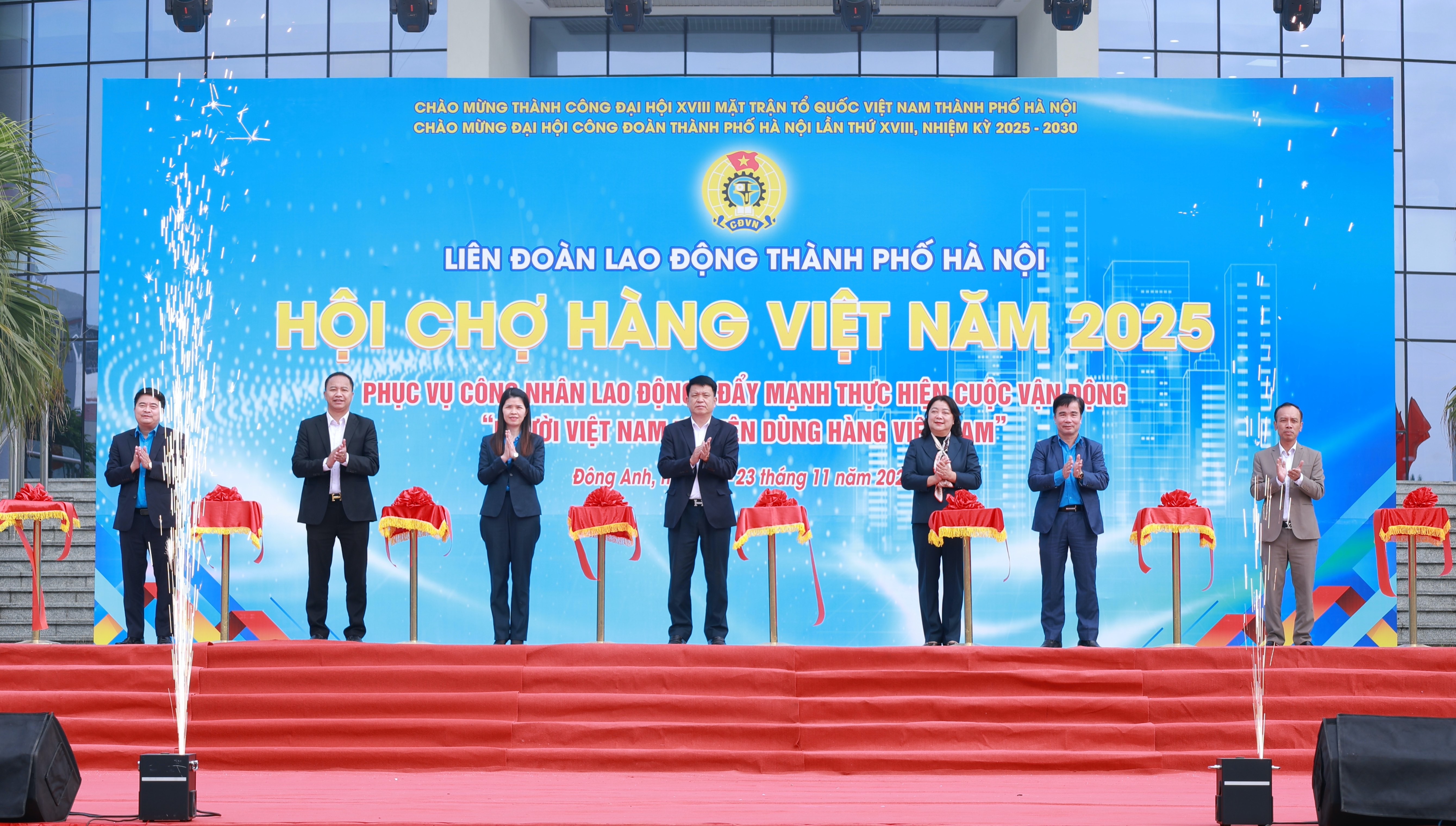 Khai mạc Hội chợ hàng Việt phục vụ công nhân lao động và Nhân dân Thủ đô