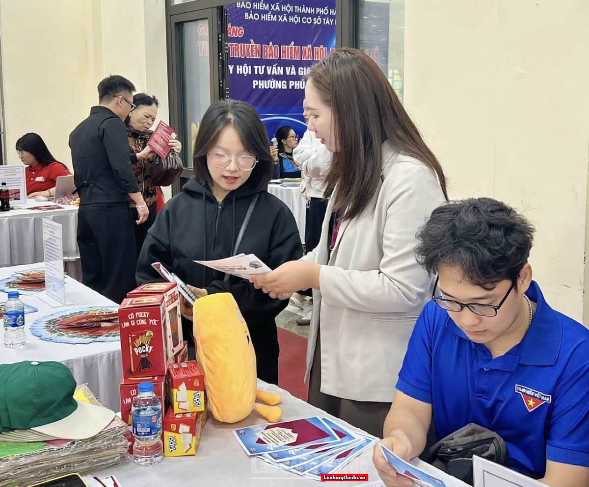 1.479 chỉ tiêu tuyển dụng tại Ngày hội tư vấn và giao dịch việc làm phường Phú Thượng