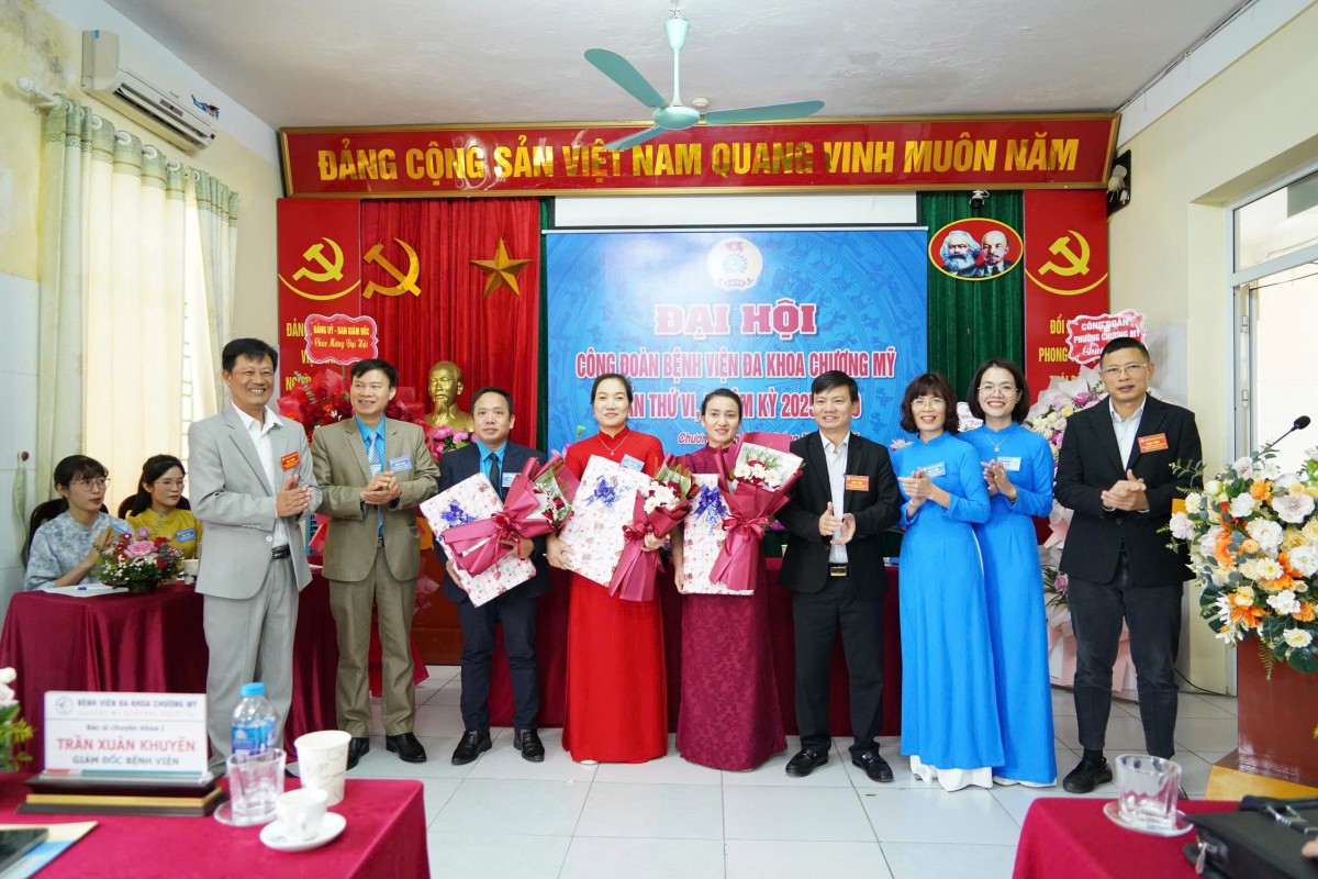 Đại hội Công đoàn Bệnh viện Đa khoa Chương Mỹ: Đoàn kết - Dân chủ - Kỷ cương - Đổi mới - Phát triển