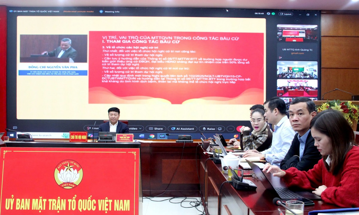 Hơn 95.000 đại biểu tại hơn 2.700 điểm cầu tham dự tập huấn công tác bầu cử Quốc hội và HĐND các cấp Hơn 95.000 đại biểu tại hơn 2.700 điểm cầu tham dự tập huấn công tác bầu cử Quốc hội và HĐND các cấp