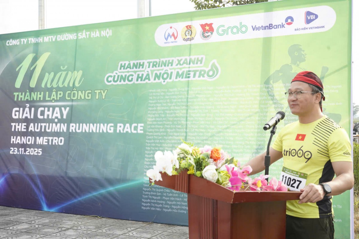 Hanoi Metro kỷ niệm 11 năm bằng giải chạy đầy cảm hứng Hanoi Metro kỷ niệm 11 năm bằng giải chạy đầy cảm hứng