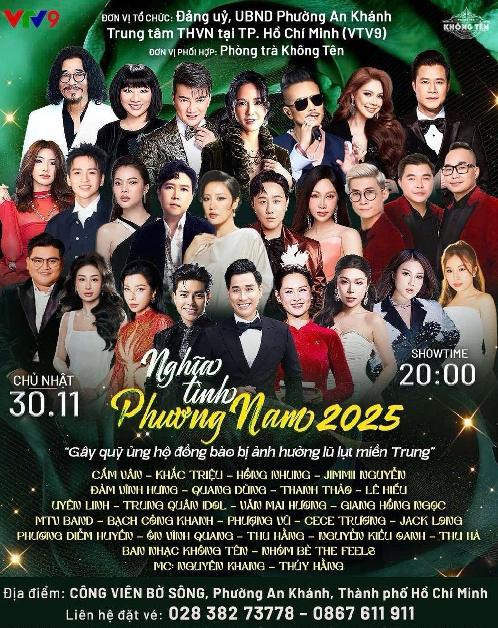 Tổ Chức Đêm Nhạc Thiện Nguyện &Quot;Nghĩa Tình Phương Nam 2025&Quot; Tổ Chức Đêm Nhạc Thiện Nguyện