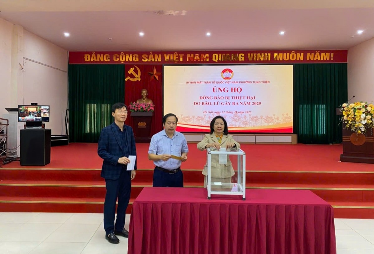 Tùng Thiện phát động quyên góp ủng hộ đồng bào miền Trung, Tây Nguyên khắc phục mưa lũ