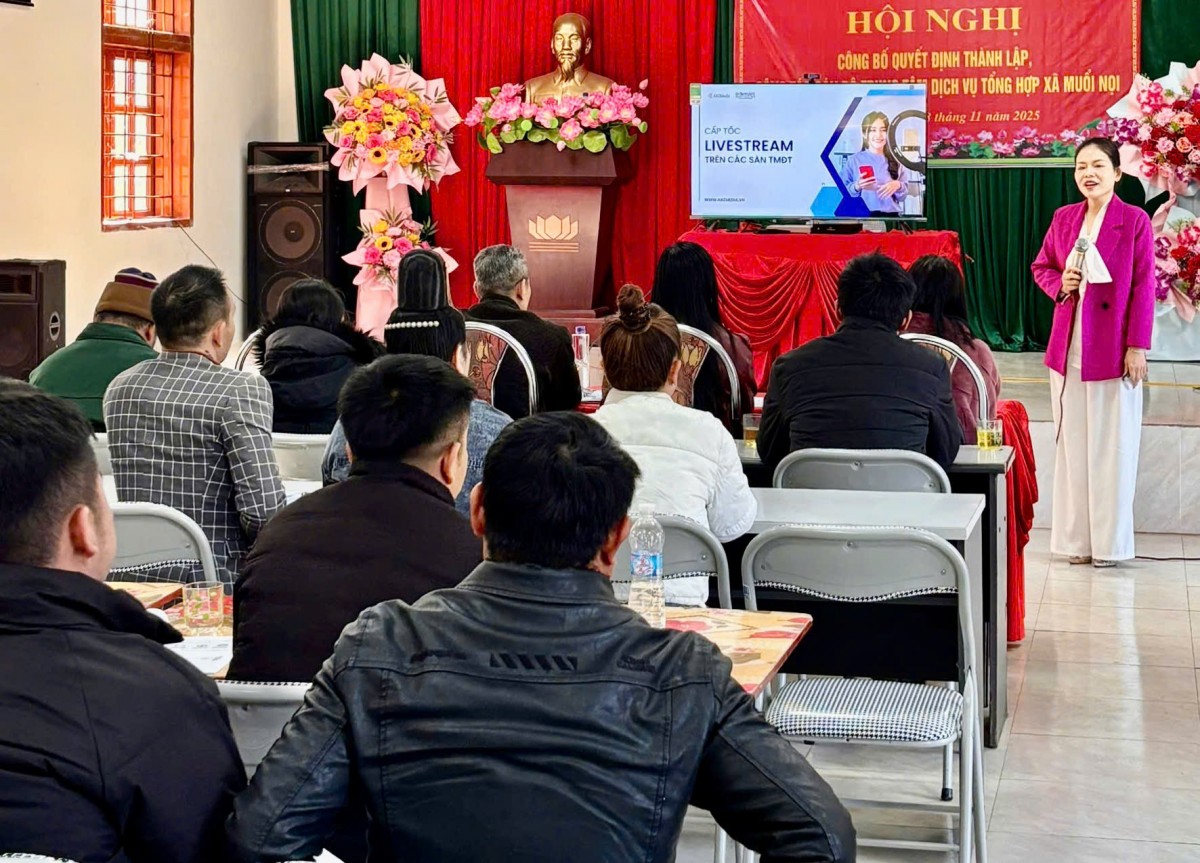 Đưa thương mại điện tử đến với Muổi Nọi: Thu hẹp khoảng cách số từ những điều căn bản