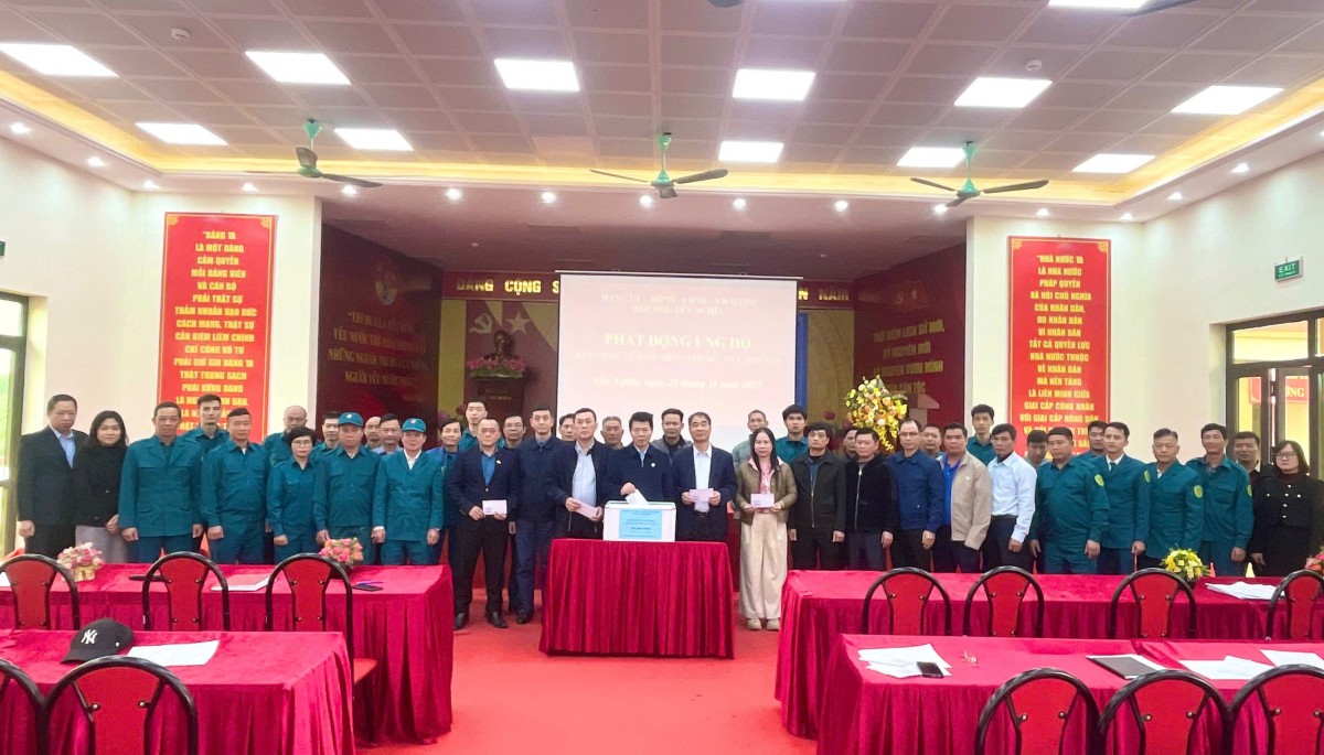 Đồng lòng hướng về miền Trung: Phường Yên Nghĩa phát động ủng hộ người dân vùng lũ