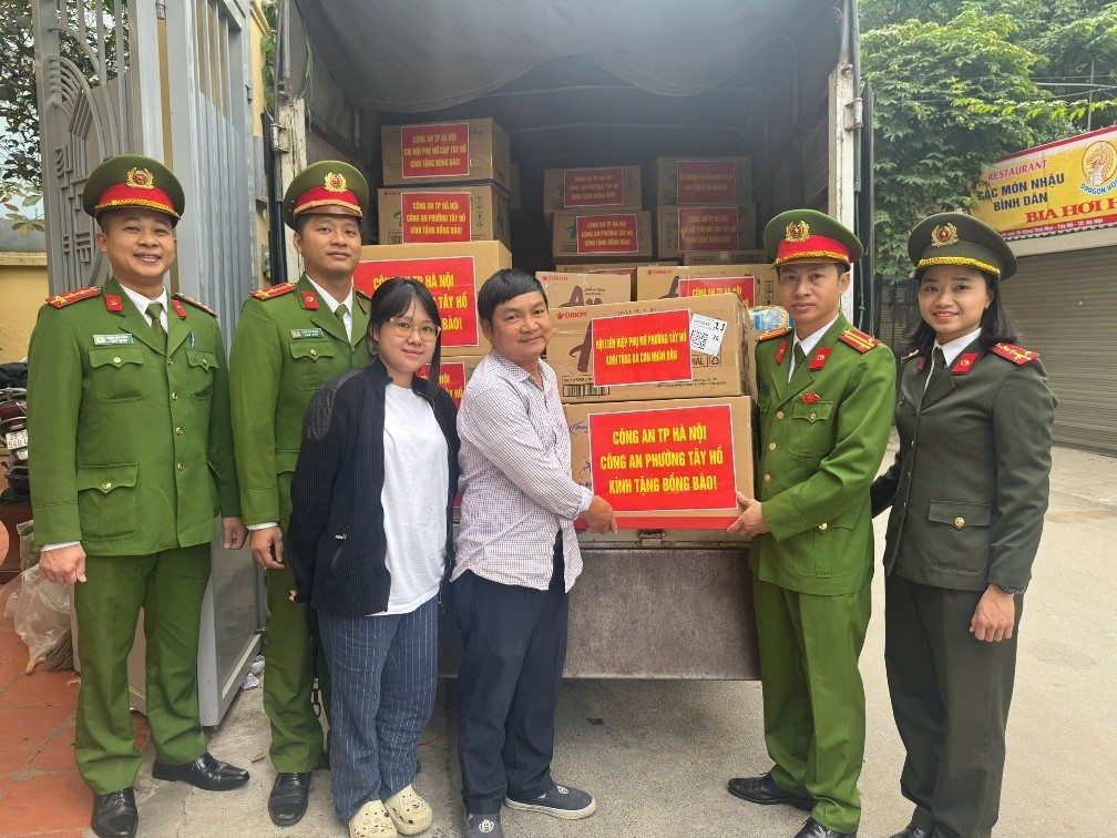 Công an phường Tây Hồ góp phần lan tỏa