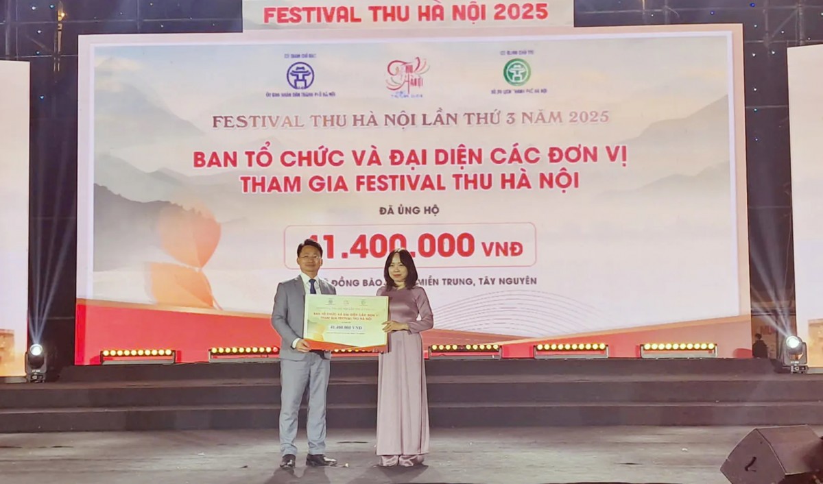 Festival Thu Hà Nội lần thứ 3 năm 2025: Lan tỏa tinh thần tương thân tương ái Festival Thu Hà Nội lần thứ 3 năm 2025: Lan tỏa tinh thần tương thân tương ái