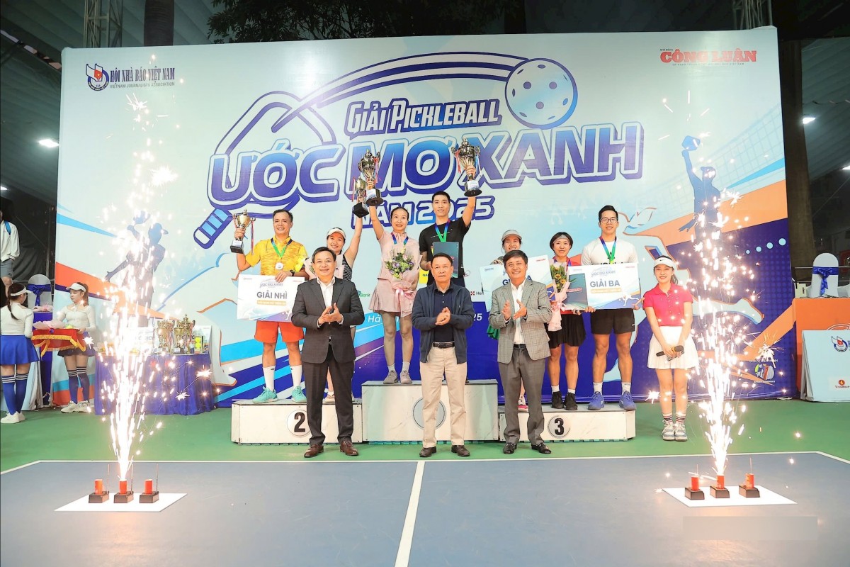 Giải Pickleball ''Ước Mơ Xanh'' 2025: Xúc cảm thể thao và giá trị nhân văn lan tỏa Giải Pickleball “Ước Mơ Xanh” 2025: Xúc cảm thể thao và giá trị nhân văn lan tỏa