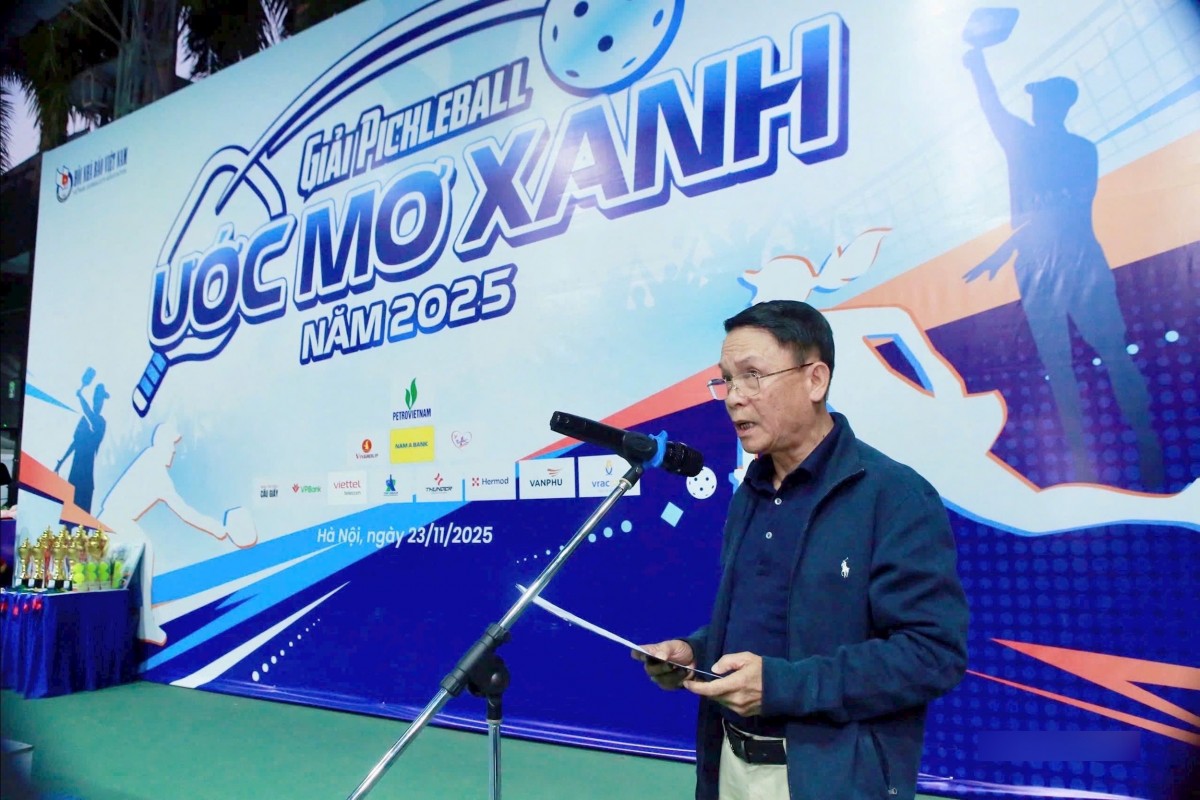 Giải Pickleball ''Ước Mơ Xanh'' 2025: Xúc cảm thể thao và giá trị nhân văn lan tỏa Giải Pickleball “Ước Mơ Xanh” 2025: Xúc cảm thể thao và giá trị nhân văn lan tỏa