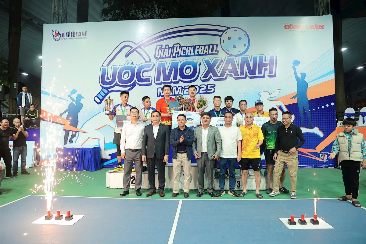 Giải Pickleball ''Ước Mơ Xanh'' 2025: Xúc cảm thể thao và giá trị nhân văn lan tỏa Giải Pickleball “Ước Mơ Xanh” 2025: Xúc cảm thể thao và giá trị nhân văn lan tỏa
