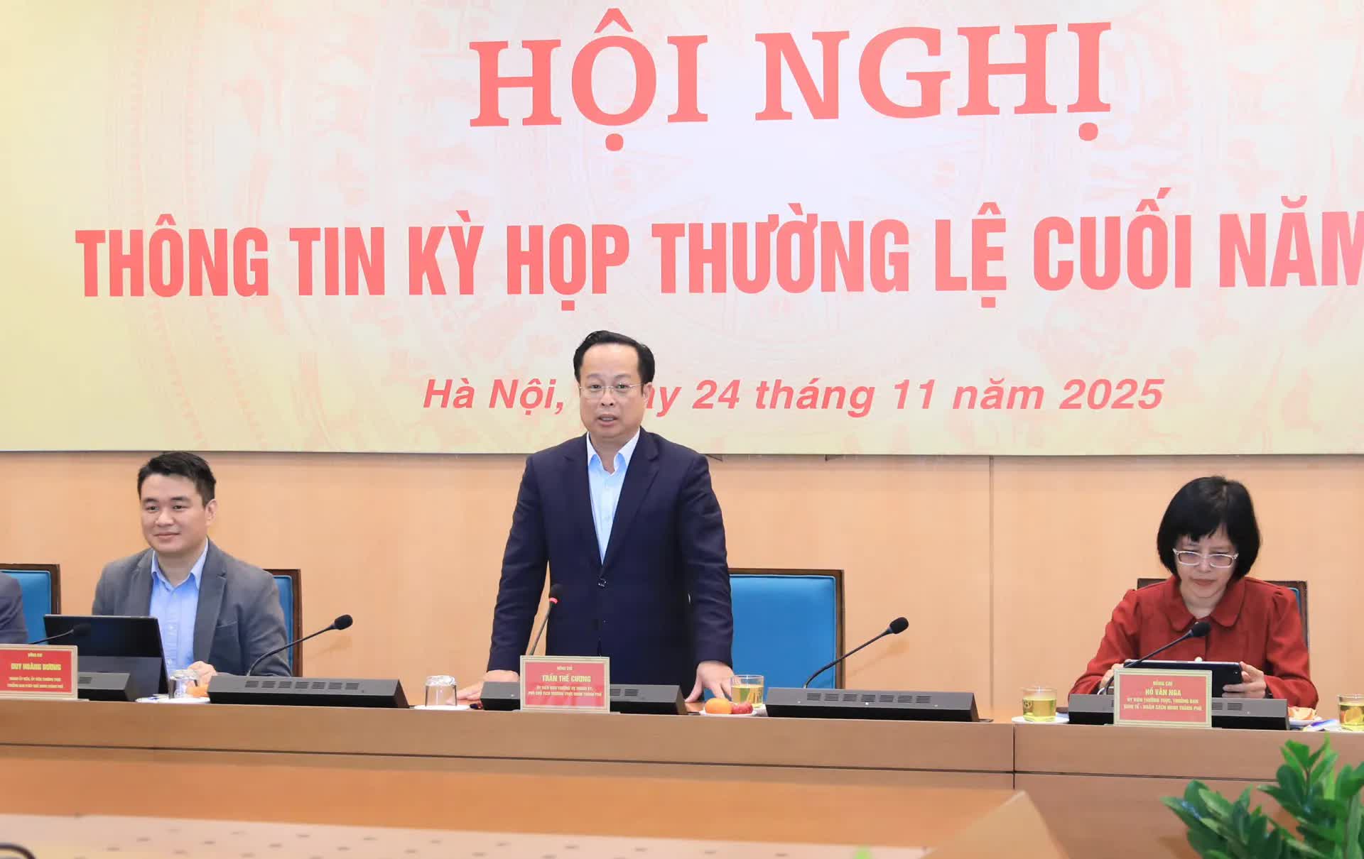 HĐND thành phố Hà Nội thông tin về kỳ họp thứ 28 - kỳ họp thường lệ cuối năm 2025 HĐND thành phố Hà Nội thông tin về kỳ họp thứ 28 - kỳ họp thường lệ cuối năm 2025