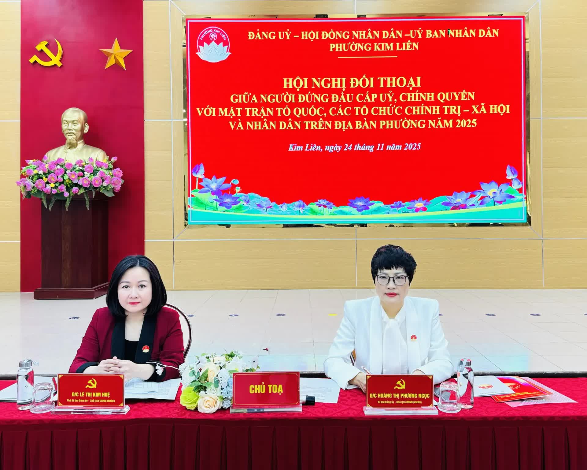 Phường Kim Liên đối thoại với Nhân dân năm 2025: Thẳng thắn, dân chủ, tập trung giải quyết vấn đề dân sinh bức xúc