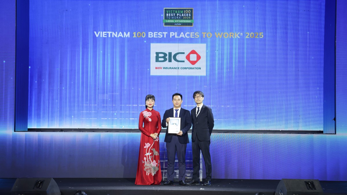 BIC lần thứ 2 liên tiếp đứng Top 1 nơi làm việc tốt nhất ngành bảo hiểm khối doanh nghiệp lớn BIC lần thứ 2 liên tiếp đứng Top 1 nơi làm việc tốt nhất ngành bảo hiểm khối doanh nghiệp lớn