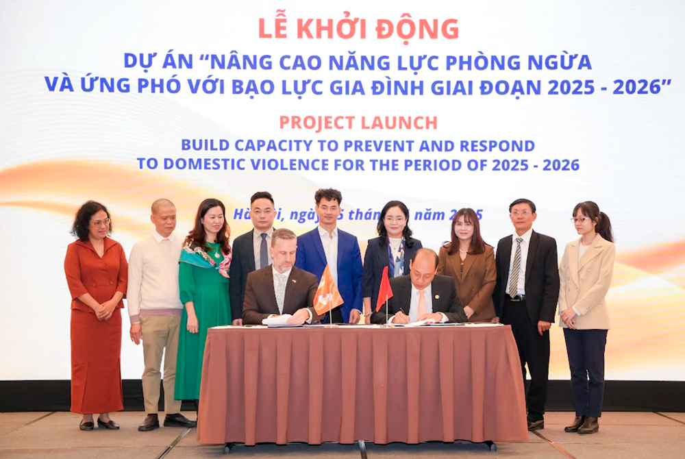 Khởi động dự án Nâng cao năng lực phòng ngừa và ứng phó với bạo lực gia đình giai đoạn 2025 - 2026 Khởi động dự án Nâng cao năng lực phòng ngừa và ứng phó với bạo lực gia đình giai đoạn 2025 - 2026