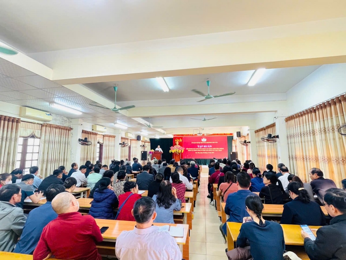 Sơn Tây: Tập huấn kỹ năng số cho cán bộ Mặt trận, chung tay hướng về đồng bào vùng lũ Sơn Tây: Tập huấn kỹ năng số cho cán bộ Mặt trận, chung tay hướng về đồng bào vùng lũ