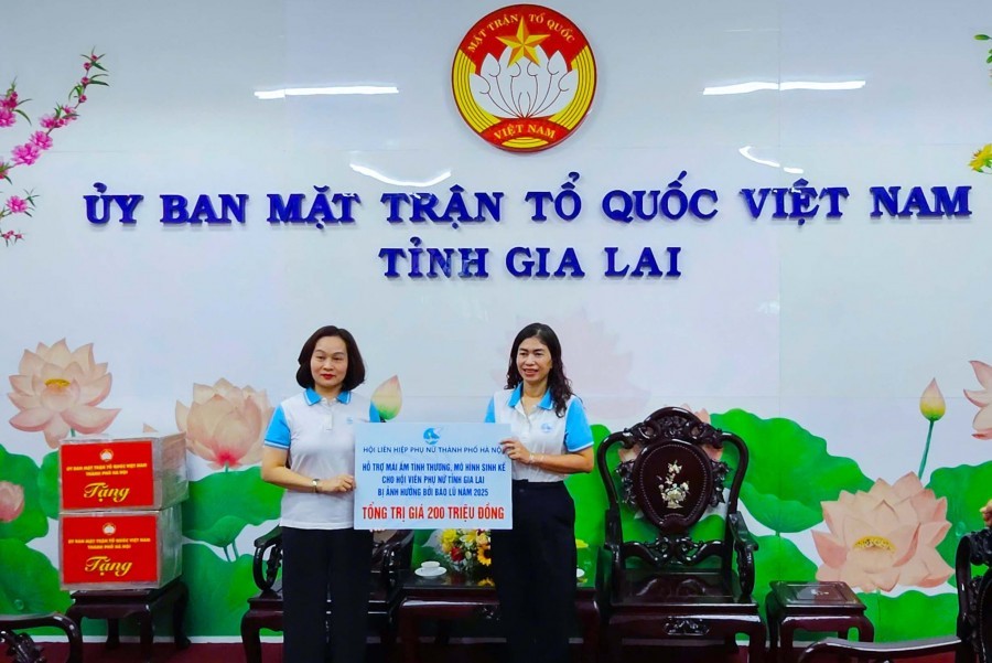 Hà Nội - Gia Lai: Lan tỏa nghĩa tình, chung tay vượt qua hậu quả mưa lũ