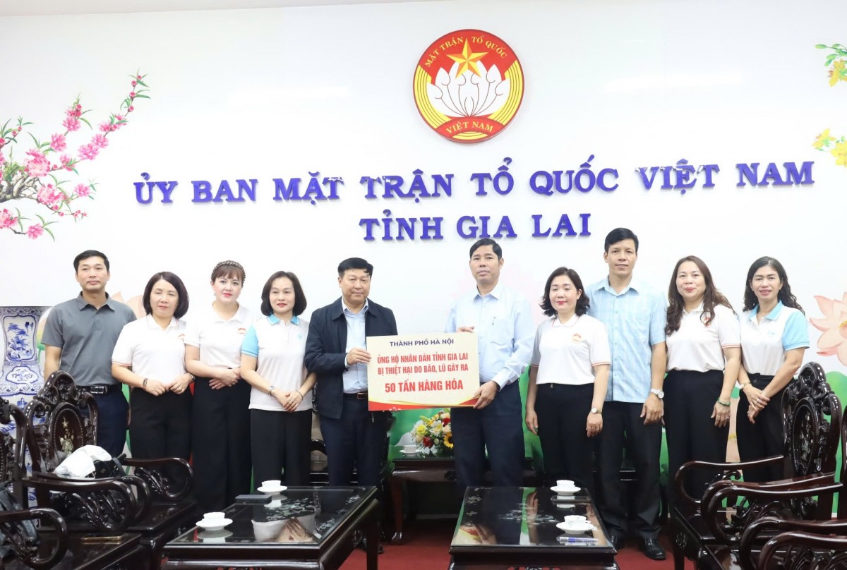 Hà Nội - Gia Lai: Lan tỏa nghĩa tình, chung tay vượt qua hậu quả mưa lũ