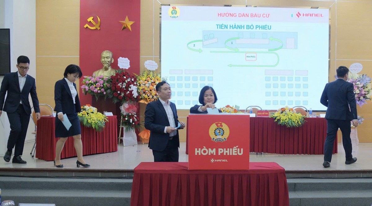 Đại Hội điểm Công đoàn cơ sở khối doanh nghiệp trên địa bàn phường Kim Liên