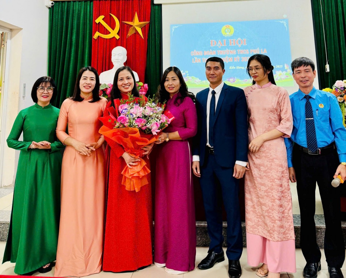 Đại hội Công đoàn Trường THCS Phú La thành công, tạo khí thế mới cho nhiệm kỳ 2025 - 2030 Công đoàn Trường THCS Phú La: Đổi mới theo hướng thiết thực, hiệu quả